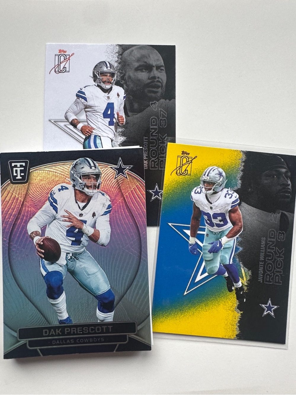 Topps & Panini Set of 17  Dallas Cowboys Football Trading Cards
